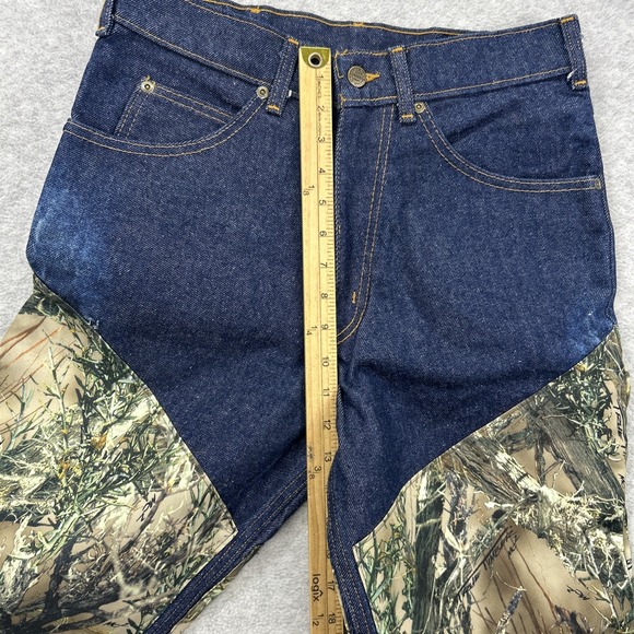 True Timber Jeans Men 32x32 Blue Denim Pants Camo MC2 Briar Brush Guard Hunt - Picture 12 of 14